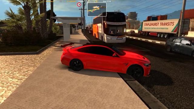 MOD-NOVA BMW M4 | M3 f30 Sedan  EM SANTOS MAPA ELDORADO MUITO LINDO ETS2/1.28