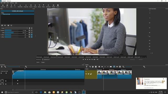 Shotcut zoom || Shotcut video editor tutorial || Hindi