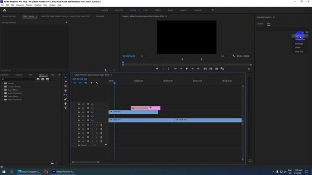 Ripple Text Effects | How to use wave warp effects | Premiere Lesson