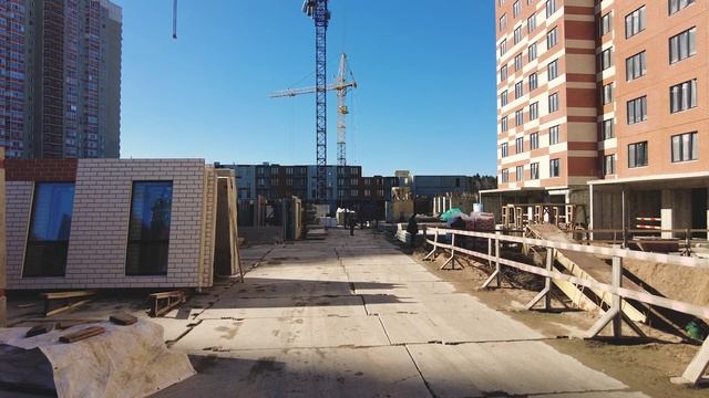 ЖК «Новая Алексеевская роща» — съёмка с воздуха март 2025