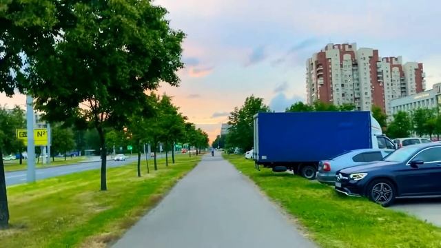 Вот такой прекрасный вечерний закат солнца Красота