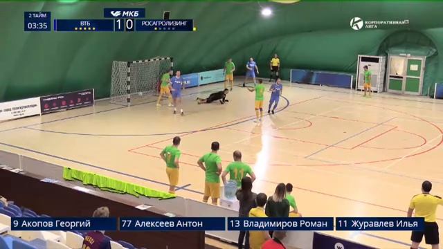 Хайлайты матча "ВТБ - Росагролизинг" (3-й тур)