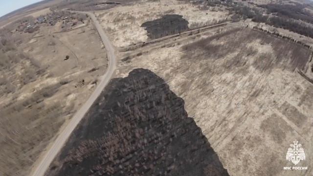 Пал сухой растительности