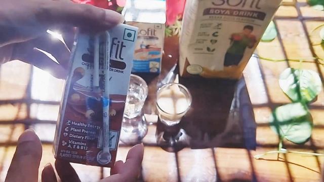 Sofit soya drink naturally sugar free, kesar pista,  chocolate flavor unboxing and review