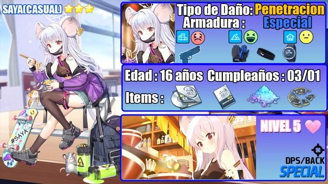 Blue Archive : Review De Estudiantes | Shun (loli) Y Saya (Casual) Dos Buenas 3 Estrellas