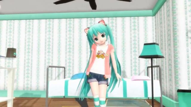 [MMD] Hatsune Miku - Nekomimi Switch [Loli Ver.]