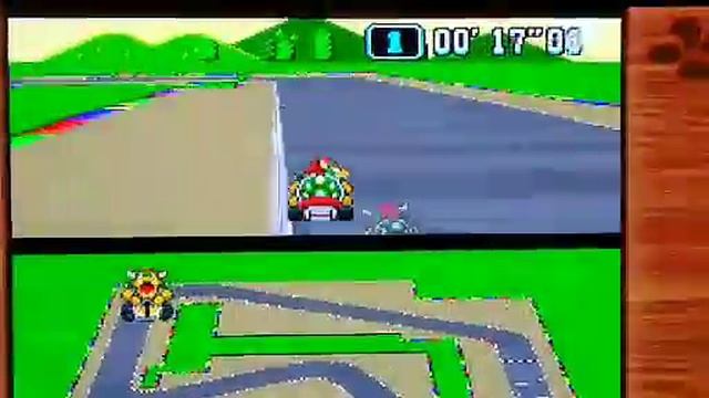 Super Mario Kart - Mario Circuit 1 - 11"96 flap (non-NBT, ancient way)