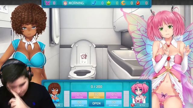 Lola & Kyu's Scene! BONK! english gameplay of Huniepop 2 Double Dates #3