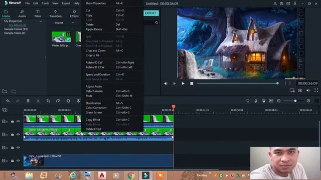 HOW I EDIT PHOTO INTO VIDEO EFFECT IN FILMORA 9