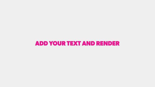 (NO TEXT) 2D Flat Pink Intro Template - After Effects, Filmora, Blender | FREE DOWNLOAD