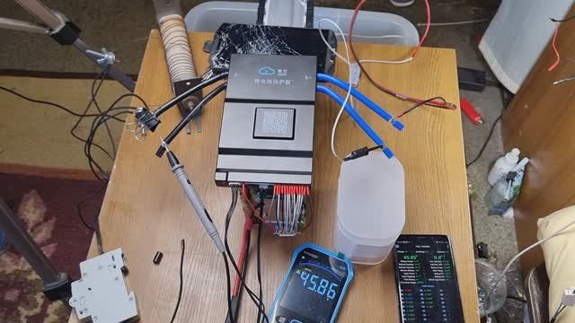 Приехала JK Smart BMS показываю основные настройки как подключать а также работу защиты по току