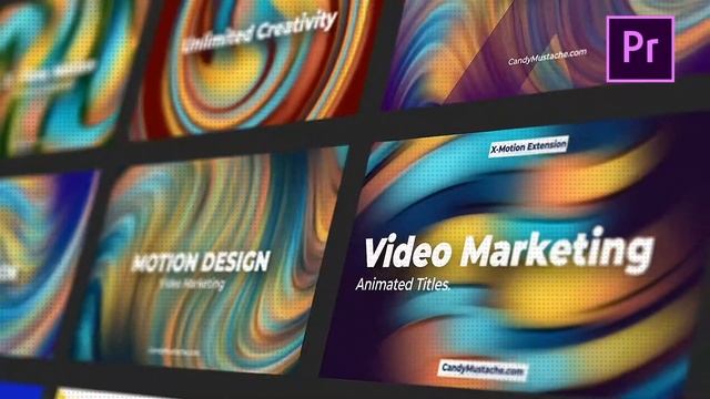 X-Motion Typography | Adobe Premiere Pro Template