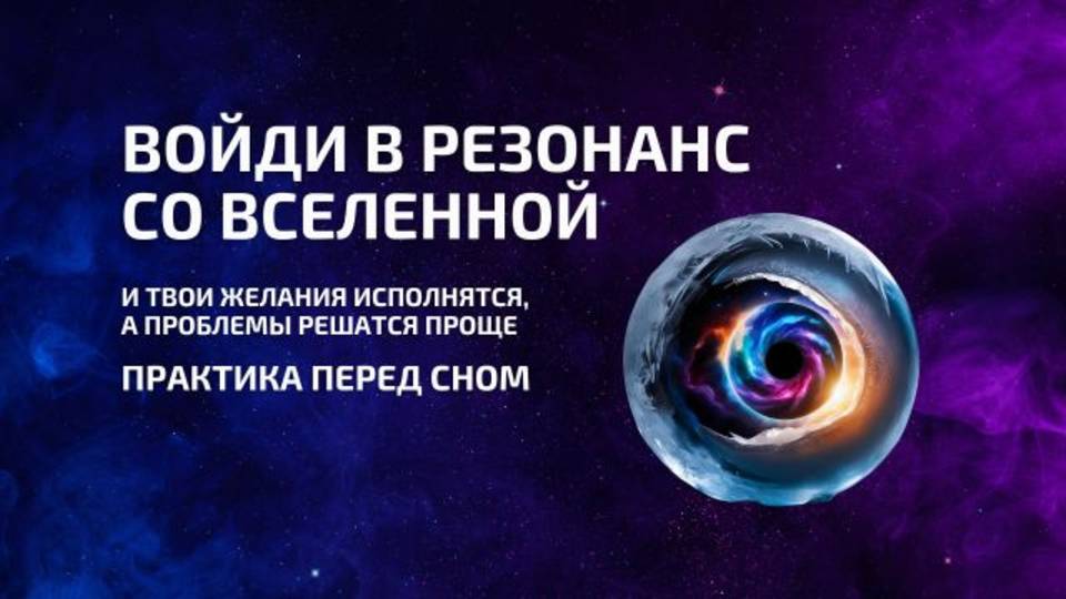 Войди в резонанс со Вселенной и твои желания исполнятся, а проблемы решатся проще