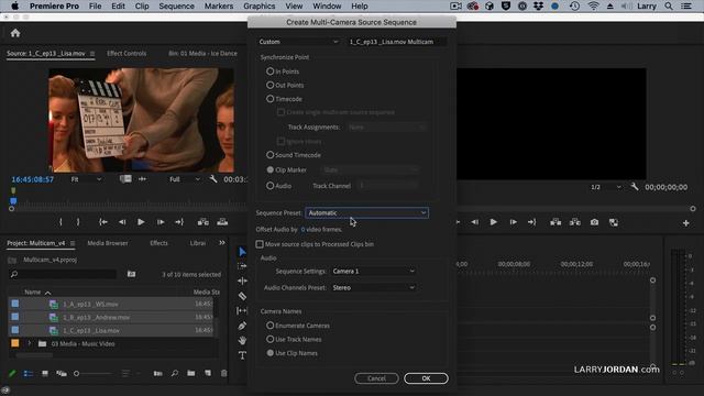 Optimize Multicam Sequence Settings in Adobe Premiere Pro