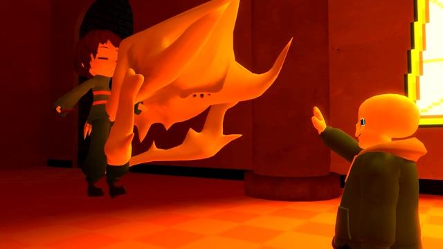 SFM | Underale - XboxVampireX - Judgement _ Minecraft Undertale Песня [ГЕНОЦИД] (Song TryHardNinj)