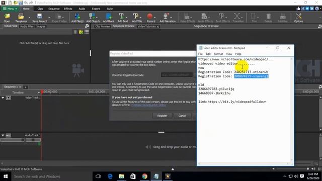 How to videopad editor downleod latest version with key licence 2020.old and new licence keys