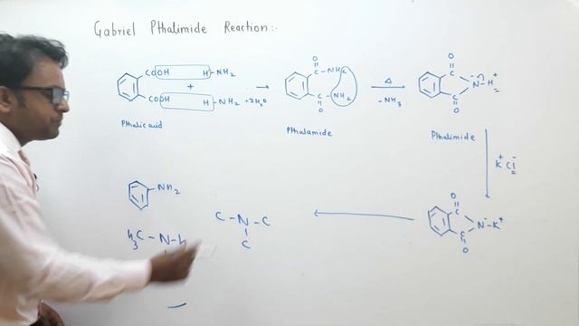 NEET/JEE/Gabriel phthalimide reaction/aniline, secondary amine, tertiary amine can not be prepared¿