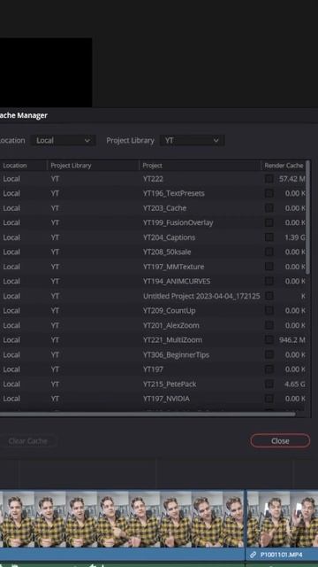 Clear your Render Cache in DaVinci Resolve!
