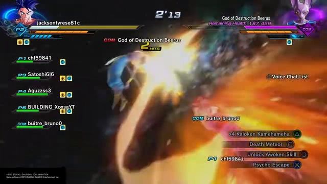 Dragon Ball Xenoverse 2 | Beerus Lite Raid | God of Destruction's Impulse (Lite)