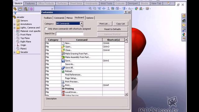 Aula 2 - Curso Grátis SolidWorks 2009