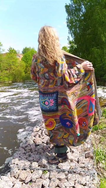 Бохо-пальто "Нарядное" из коллекции "Пейсли".