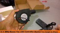 Free Sample ni Shopee 12v Adjustable Blower Fan for Kalan DIY and Exhaust Fan BBQ Review