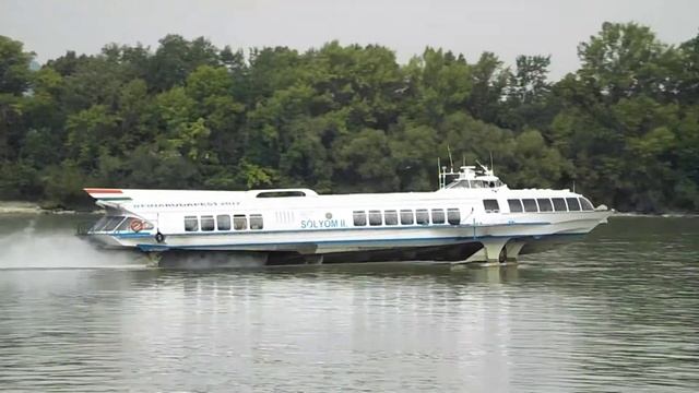 SÓLYOM II. szárnyashajó Budapesten  - SÓLYOM II. hydrofoil is at Budapest