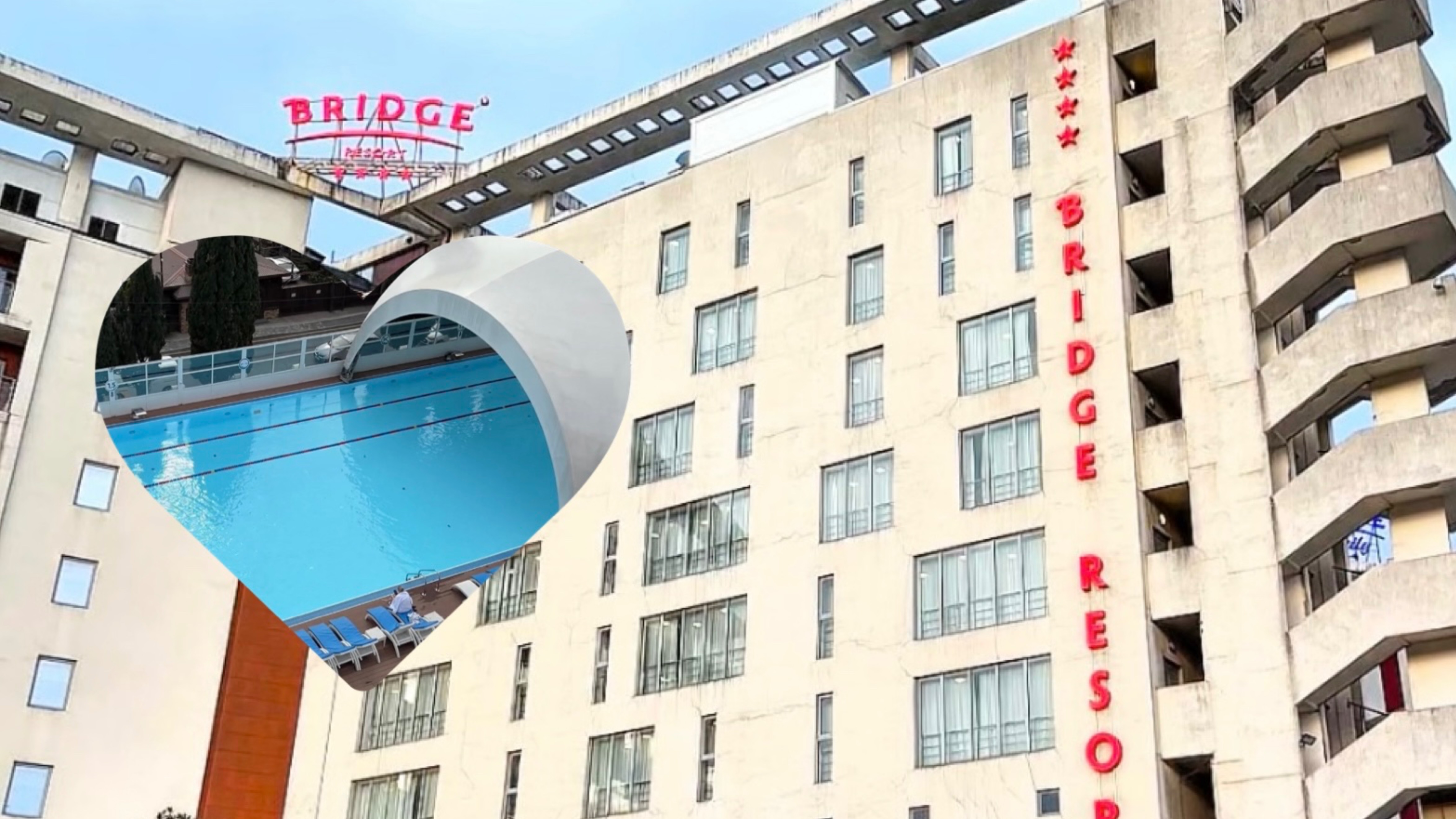 Bridge Resort 4* отель Сочи. Полный видеообзор. Территория, еда, номера, что рядом.