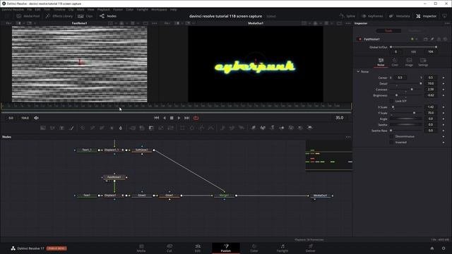 FREE Glitch Text Title Template For Davinci Resolve Fusion