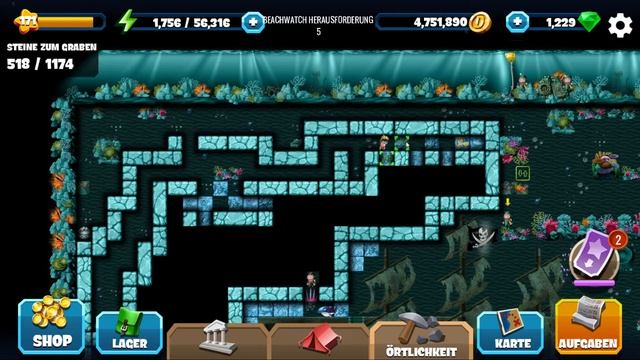 Lets Play Diggy's Adventure – Beachwatch Remastered – #13 Herausforderung 4 (deutsch / german)