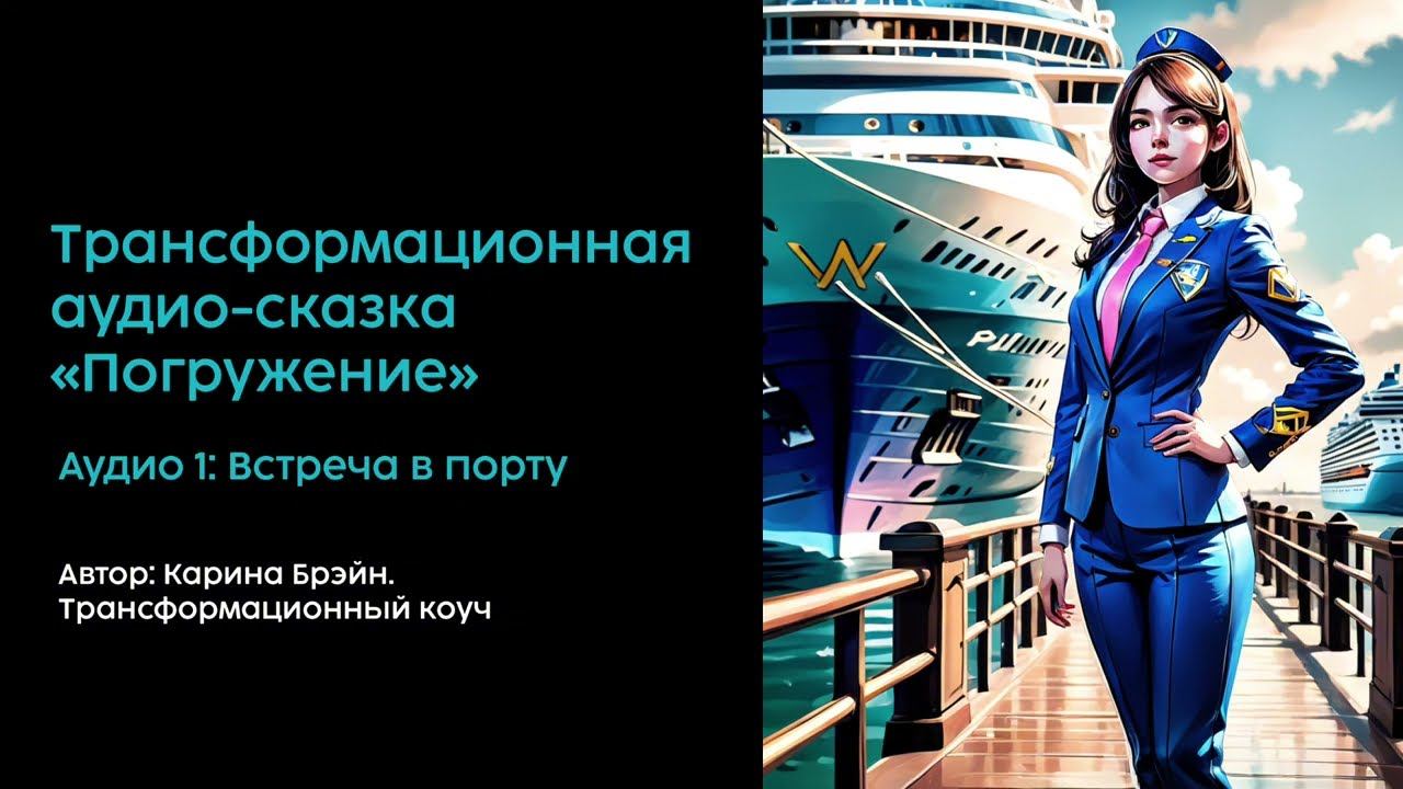 Погружение. Встреча в порту. Аудио 1 | Трансформационная АУДИО-СКАЗКА | Karina Brain