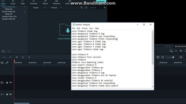 3 RAHASIA Cara Mengatasi Filmora 9 Lag / agar Not Responding Hilang... Gak Ngelag Lagi...