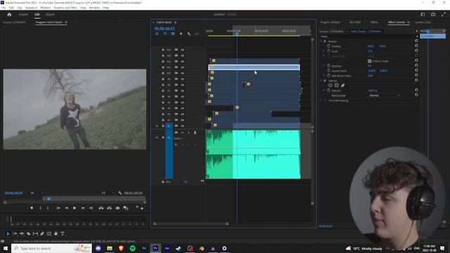EASIEST way to CUT a MUSIC VIDEO in Premiere Pro