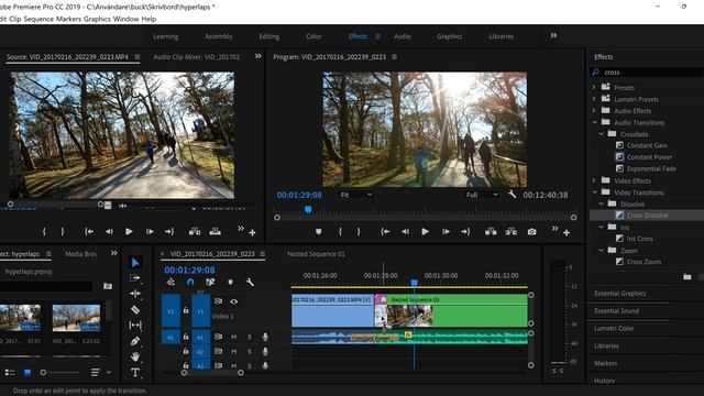 Adobe Premiere Pro "nest, Cross dissolve problem" Help me reach 1000 subscribers