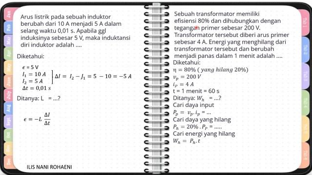 Soal Medan Magnet , Induksi Elektromagnet dan Radiasi Elektromagnet dan pembahasan