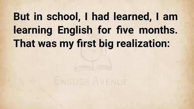 How I Learn English In 5 Months