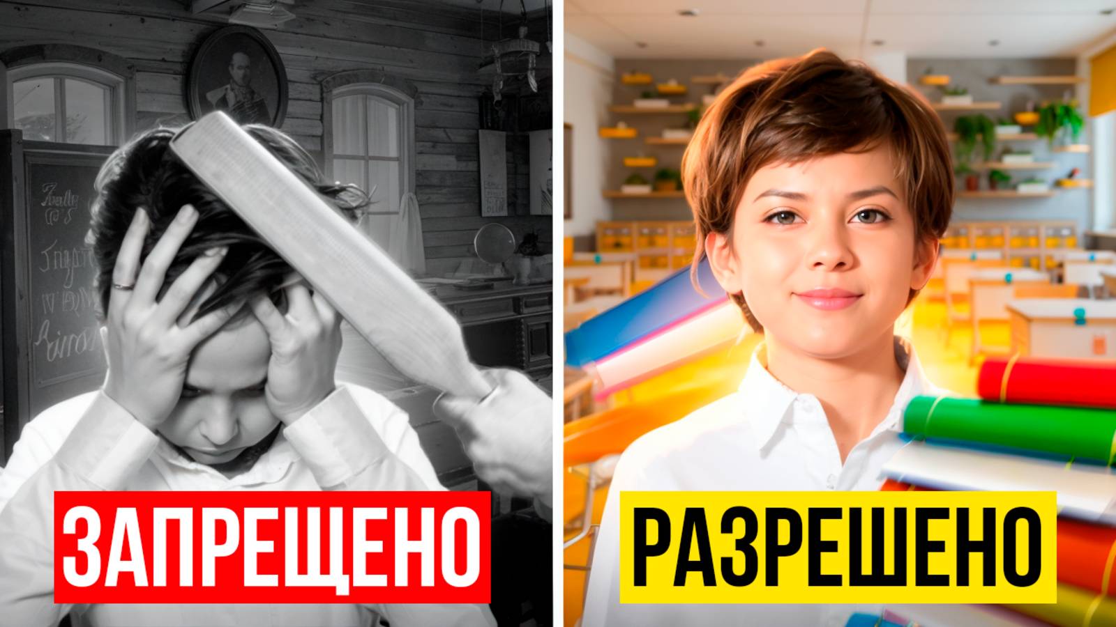 Школа в 1900 VS Школа в 2025