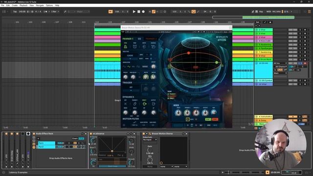 🌀🔊 Круговое панорамирование звука. Эффект Допплера для создания трёхмерной панорамы в Ableton Live