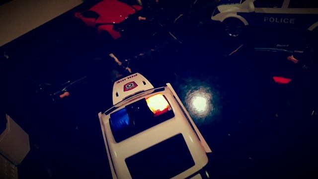 Lego police shootout