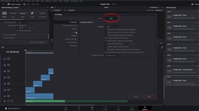 Cara mengatasi gagal render di davinci resolve 17