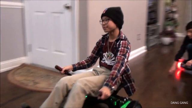 DANG GANG4: Hoverboard FALCON-1  Go Cart Attachment