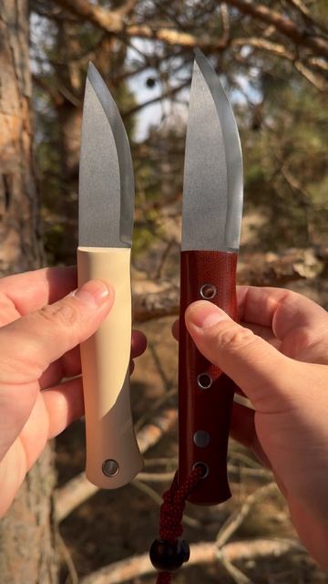 Ножи Beaverknife. Bird&Trout и Canada. Визуальное сравнение.