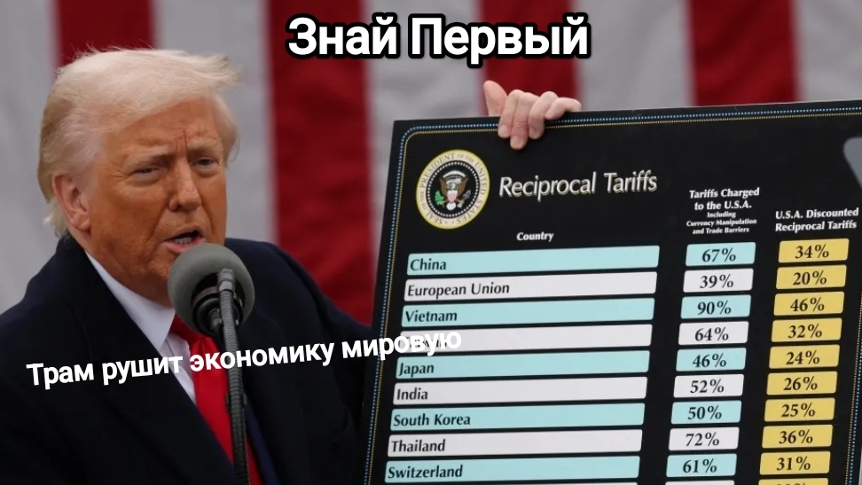 Рассказываю зачем Трамп рушит мировую экономику! 04-04-2025