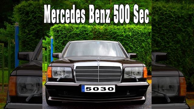 Mercedes Benz 500 Sec, Internal Perspective: Starts & Accelerates Quickly to High Speed with...