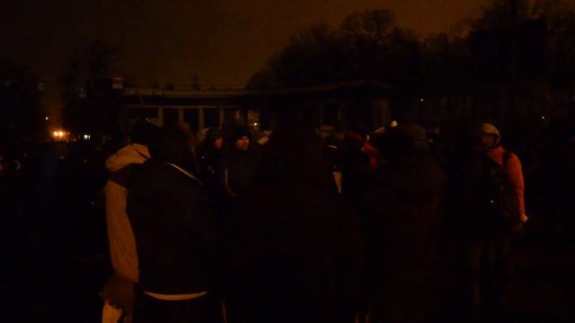 Там,під  Львівським замком - Євромайдан