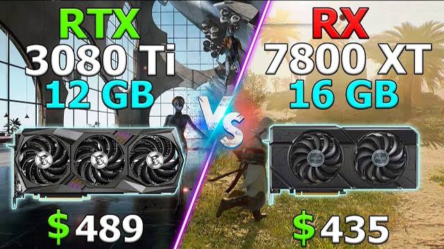 RX 7800 XT vs RTX 3080 Ti - Test in 10 Games / 1440p
