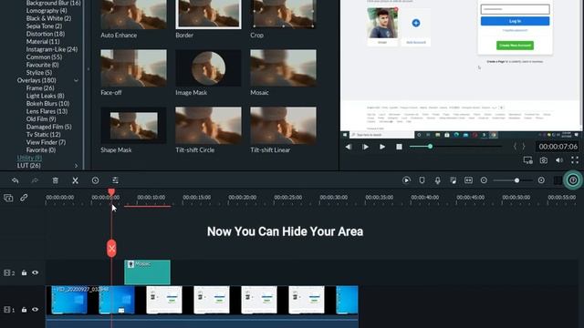 Filmora 9 | How to Blur Personal Info Password Gmail etc In 2020| How to Blur Video Area