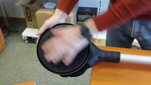 Эксцентриковая шлифовальная машина MAXXT MBLS 400BF 225 мм складная конструкция
