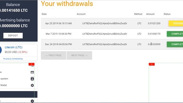 СКАМ!!! ClickLTC Больше Не Платит!