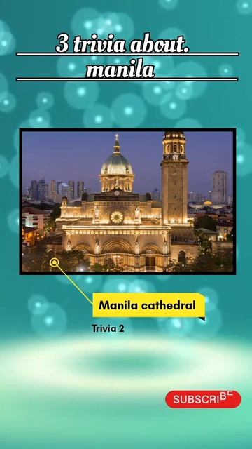 3 short trivia about manila